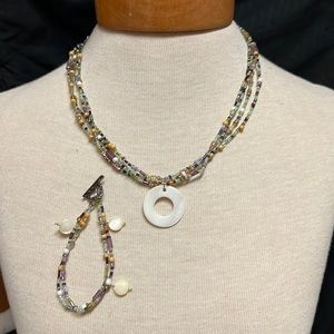 Necklace bracelet bundle.
